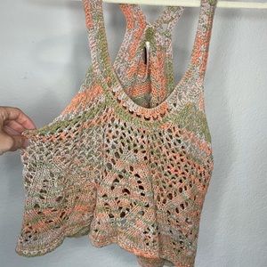 Free People Crochet Crop Top